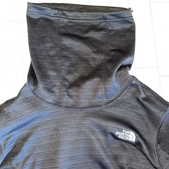 The North Face Novelty Glacier PO Sweatshirt Black Women’s Sz Med #NF0A2TE7 Cowl - Picture 1 of 13